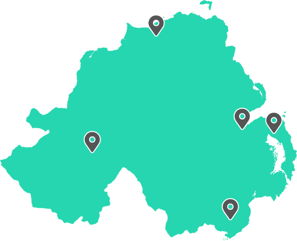 Map of Northern Ireland